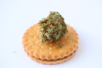 Dry Cannabis Medical Marijuana Cookies