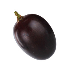 black grape isolated on white background