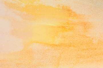 abstract watercolor background in yellow