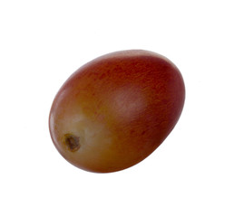 red grape isolated on white background