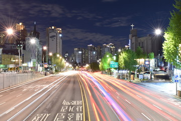 Naklejka na ściany i meble Dynamic Seoul