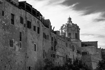 The Maltese old capital, Imdina