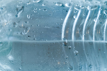 Bottle of icy cold water