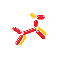 Circus related icon on background for graphic and web design. Simple illustration. Internet concept symbol for website button or mobile app.