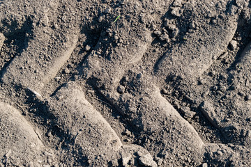 Tractor tracks texture