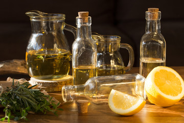 Wellness Öle in Flaschen