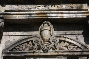 elements of decoration of ancient stone monuments  