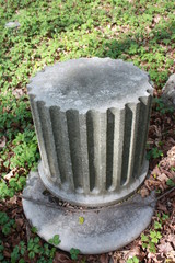 elements of decoration of ancient stone monuments  