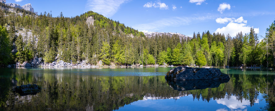 Lac vert &agrave; Passy
