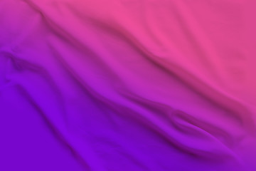 beautiful silk fabric with light drapes and a pink to purple gradient