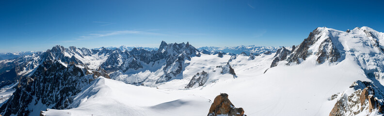Fototapeta na wymiar Panorama Chamonix