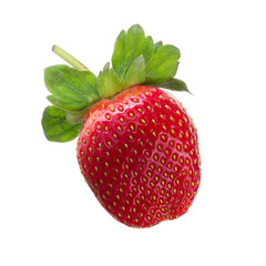 fresh strawberry isolated on white background