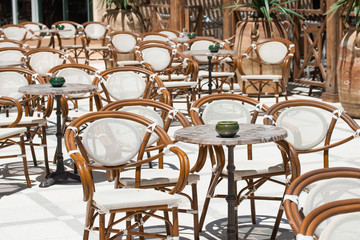 terrasse de club de vacances