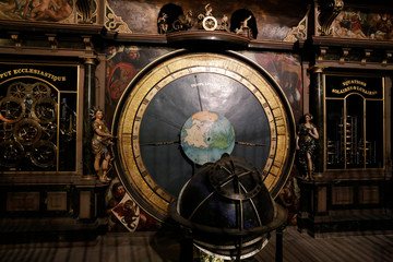 Astronomical clock in the cathedral at Strasbourg