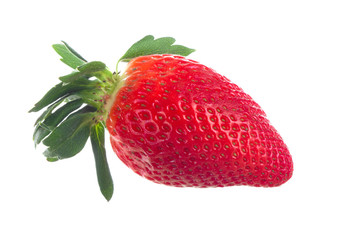 fresh strawberry isolated on white background
