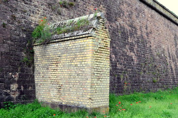 Festungsmauern in Neuf-Brisach