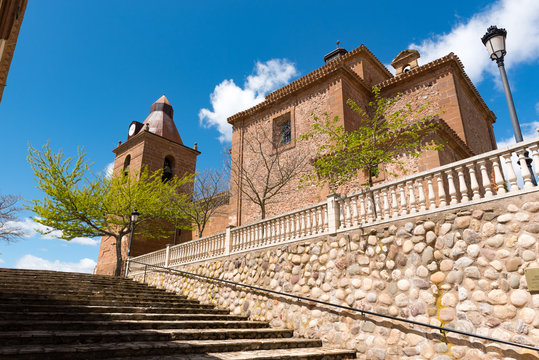Cityscape of Canillas de R&iacute;o Tuerto, in La Rioja, Spain.