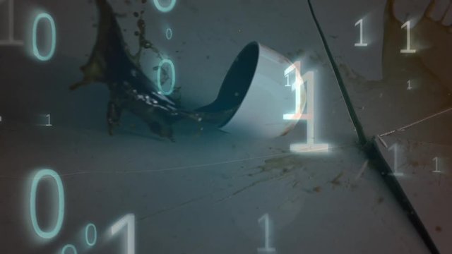 Spilled coffee and binary codes