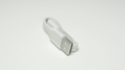 USB Data & Power Cable in high quality on white background