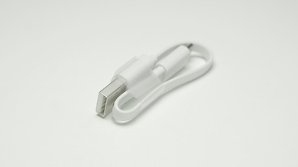 USB Data & Power Cable in high quality on white background