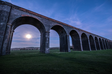 Fototapeta na wymiar Welland viaduct Rutland Northamptonshire England