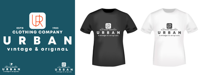 Urban t-shirt print for t shirts applique, fashion slogan, badge, label clothing, jeans, and casual wear