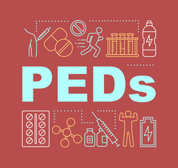 PEDs word concepts banner