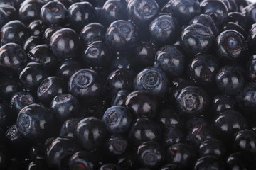 fresh  bilberries background