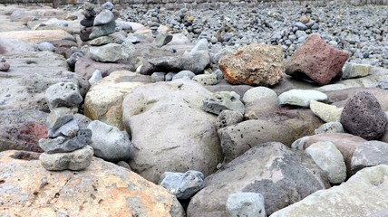 Fototapeta na wymiar Rocks beach