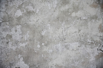 Fototapeta premium old white cracked wall for background or texture