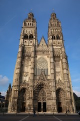 Fototapeta na wymiar Cathédrale Saint-Gatien de Tours (France)