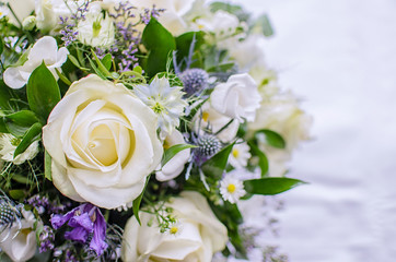 Bouquet Display of Wedding Flowers