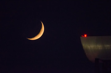 月とサーチライトDSC4364