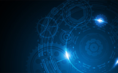 Obraz premium abstract system innovation technology concept background