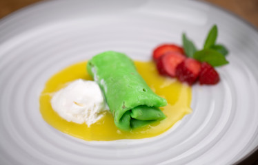 Dadar Gulung- Indonesian Coconut Pancakes
