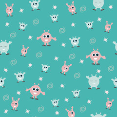 Fototapeta premium seamless pattern for kids 