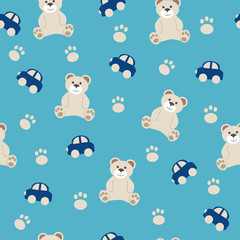 cute baby pattern seamless 