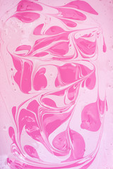 Abstract pink mixed tones paint