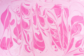 Abstract pink mixed tones paint