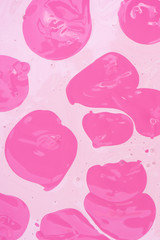Abstract pink mixed tones paint
