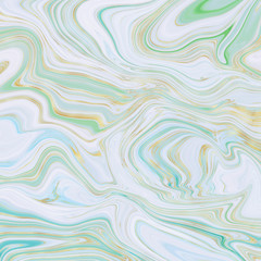 Abstract Marble Swirls Background - Fluid marbling effect with subtle gold veining accents