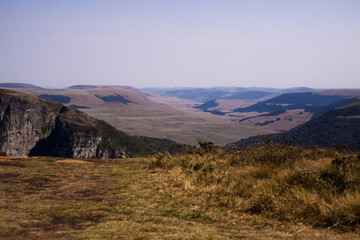 sunset in the mountains