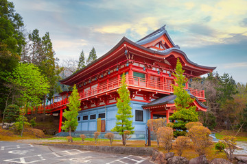 Obraz premium Daishido Hall at Seiryu-ji Buddhist temple in Aomori, Japan