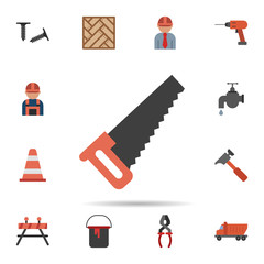 cutter, saw icon. Universal set of construction for website design and development, app development