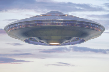 Unidentified Flying Object Sky Clipping Path