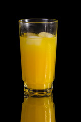 Vodka and Orange juice mixed drink with a cocktail umbrella.