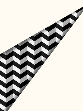 Black And White Geometrical Decoration, Cover Background Template
