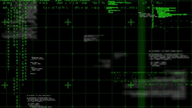 Program codes and square patterns