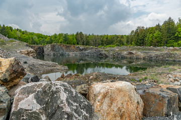 Local Quarry in Spring