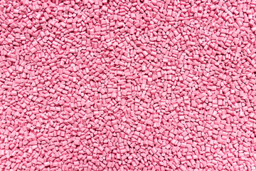 pink plastic resin granules ( Masterbatch ) for background